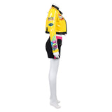 KPop Demon Hunters Rumi Yellow Leather Outfit Cosplay Costume Outfits Halloween Carnival Suit