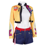 KPop Demon Hunters Rumi Yellow Outfit Cosplay Costume Outfits Halloween Carnival Suit