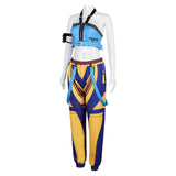 KPop Demon Hunters Zoey Blue Outfit Cosplay Costume Outfits Halloween Carnival Suit