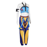 KPop Demon Hunters Zoey Blue Outfit Cosplay Costume Outfits Halloween Carnival Suit