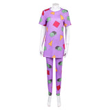 KPop Demon Hunters Zoey Purple Turtle Pajamas Cosplay Costume Outfits Halloween Carnival Suit