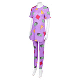 KPop Demon Hunters Zoey Purple Turtle Pajamas Cosplay Costume Outfits Halloween Carnival Suit