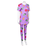 KPop Demon Hunters Zoey Purple Turtle Pajamas Cosplay Costume Outfits Halloween Carnival Suit