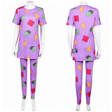KPop Demon Hunters Zoey Purple Turtle Pajamas Cosplay Costume Outfits Halloween Carnival Suit