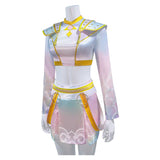 KPop Demon Hunters Zoey White Outfit Cosplay Costume Outfits Halloween Carnival Suit