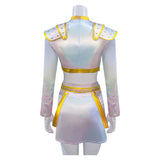 KPop Demon Hunters Zoey White Outfit Cosplay Costume Outfits Halloween Carnival Suit