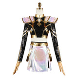 KPop Demon Hunters Zoey Women Black Outfit Cosplay Costume Outfits Halloween Carnival Suit