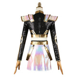 KPop Demon Hunters Zoey Women Black Outfit Cosplay Costume Outfits Halloween Carnival Suit