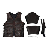 Kraven the Hunter Kraven Black Vest Set Cosplay Costume Outfits Halloween Carnival Suit