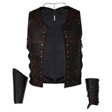 Kraven the Hunter Kraven Black Vest Set Cosplay Costume Outfits Halloween Carnival Suit