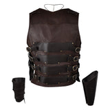 Kraven the Hunter Kraven Black Vest Set Cosplay Costume Outfits Halloween Carnival Suit