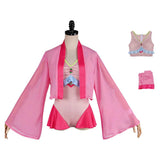 Kusuriya no Hitorigoto Maomao Women Pink Swimsuit Cosplay Costume Outfit Halloween Carnival Suit