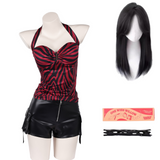 Obsession Nikki Women Red Outfit Cosplay Costume Outfit Halloween Carnival Suit