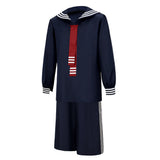 La Llorona Quico Blue Outfit Cosplay Costume Outfit Halloween Carnival Suit