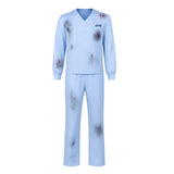 Lanterns John Stewart  Blue Outfit Cosplay Costume Outfit Halloween Carnival Suit