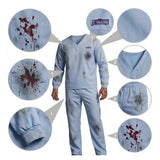 Lanterns Technician Gray Outfit Cosplay Costume Outfit Halloween Carnival Suit