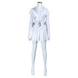 Leia Organa Solo White Outfit Women Cosplay Costume Outfits Halloween Carnival Suit