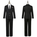 Limbus Company Rien Black Suit Cosplay Costume Outfit Halloween Carnival Suit