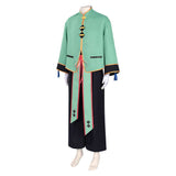 Link Click A Yuan Green Outfit Cosplay Costume Outfit Halloween Carnival Suit