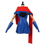 Lisa Women Blue Outfit Cosplay Costume Outfit Halloween Carnival Suit