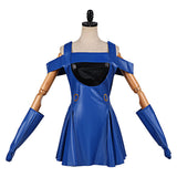 Lisa Women Blue Outfit Cosplay Costume Outfit Halloween Carnival Suit