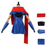 Lisa Women Blue Outfit Cosplay Costume Outfit Halloween Carnival Suit