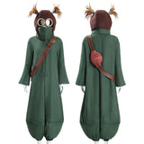 Little Nightmares 2025 Alone Green Outfit Cosplay Costume Outfits Halloween Carnival Suit