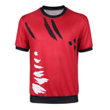 Live-Action Luffy Red T-shirt Cosplay Costume Outfit Halloween Carnival Suit