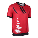 Live-Action Luffy Red T-shirt Cosplay Costume Outfit Halloween Carnival Suit