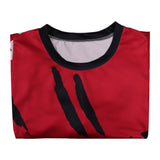 Live-Action Luffy Red T-shirt Cosplay Costume Outfit Halloween Carnival Suit