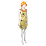 Live-Action Miss Valentine Women Yellow Dress Cosplay Costume Outfit Halloween Carnival Suit