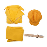 Live-Action Miss Valentine Women Yellow Outfit Cosplay Costume Outfit Halloween Carnival Suit