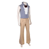 Live-Action Mr. 3  Gray Outfit Cosplay Costume Outfit Halloween Carnival Suit