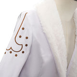 Live-Action Niko Robin Women White Trench Coat Cosplay Costume Outfit Halloween Carnival Suit