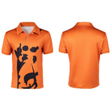 Live-Action Sanji Orange Top Cosplay Costume Outfit Halloween Carnival Suit