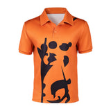 Live-Action Sanji Orange Top Cosplay Costume Outfit Halloween Carnival Suit