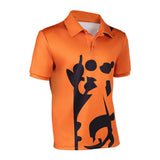Live-Action Sanji Orange Top Cosplay Costume Outfit Halloween Carnival Suit