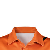Live-Action Sanji Orange Top Cosplay Costume Outfit Halloween Carnival Suit