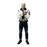 Live-Action Smoker White Coat Cosplay Costume Outfit Halloween Carnival Suit