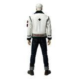 Live-Action Smoker White Coat Cosplay Costume Outfit Halloween Carnival Suit