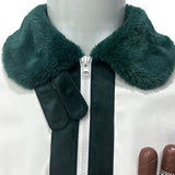 Live-Action Smoker White Coat Cosplay Costume Outfit Halloween Carnival Suit