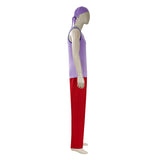 Live-Action Usopp Purple Outfit Cosplay Costume Outfit Halloween Carnival Suit
