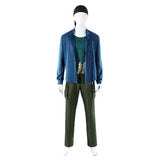 Live-Action Zorro Blue Outfit Cosplay Costume Outfit Halloween Carnival Suit