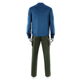 Live-Action Zorro Blue Outfit Cosplay Costume Outfit Halloween Carnival Suit