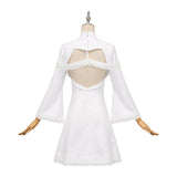 Louis Arneb Women White Dress Cosplay Costume Outfit Halloween Carnival Suit