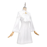 Louis Arneb Women White Dress Cosplay Costume Outfit Halloween Carnival Suit