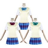 LoveLive Kotori Minami Women White School Uniform Cosplay Costume Outfit Halloween Carnival Suit
