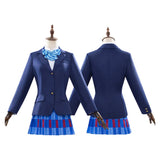 LoveLive Minami Kotori Women Blue School Uniform Cosplay Costume Outfit Halloween Carnival Suit