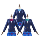 LoveLive Minami Kotori Women Blue School Uniform Cosplay Costume Outfit Halloween Carnival Suit