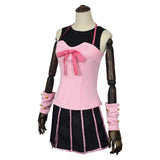 Lucy Steel Women Pink Outfit Cosplay Costume Outfit Halloween Carnival Suit